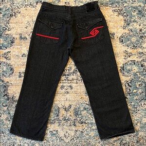 Enyce Black Y2K Skater Jeans Size 34